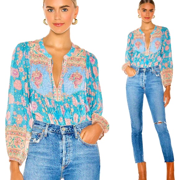 🌺🎉HP🎉🌺 NWOT Spell & The Gypsy/Revolve Love Story Blouse - Picture 4 of 16